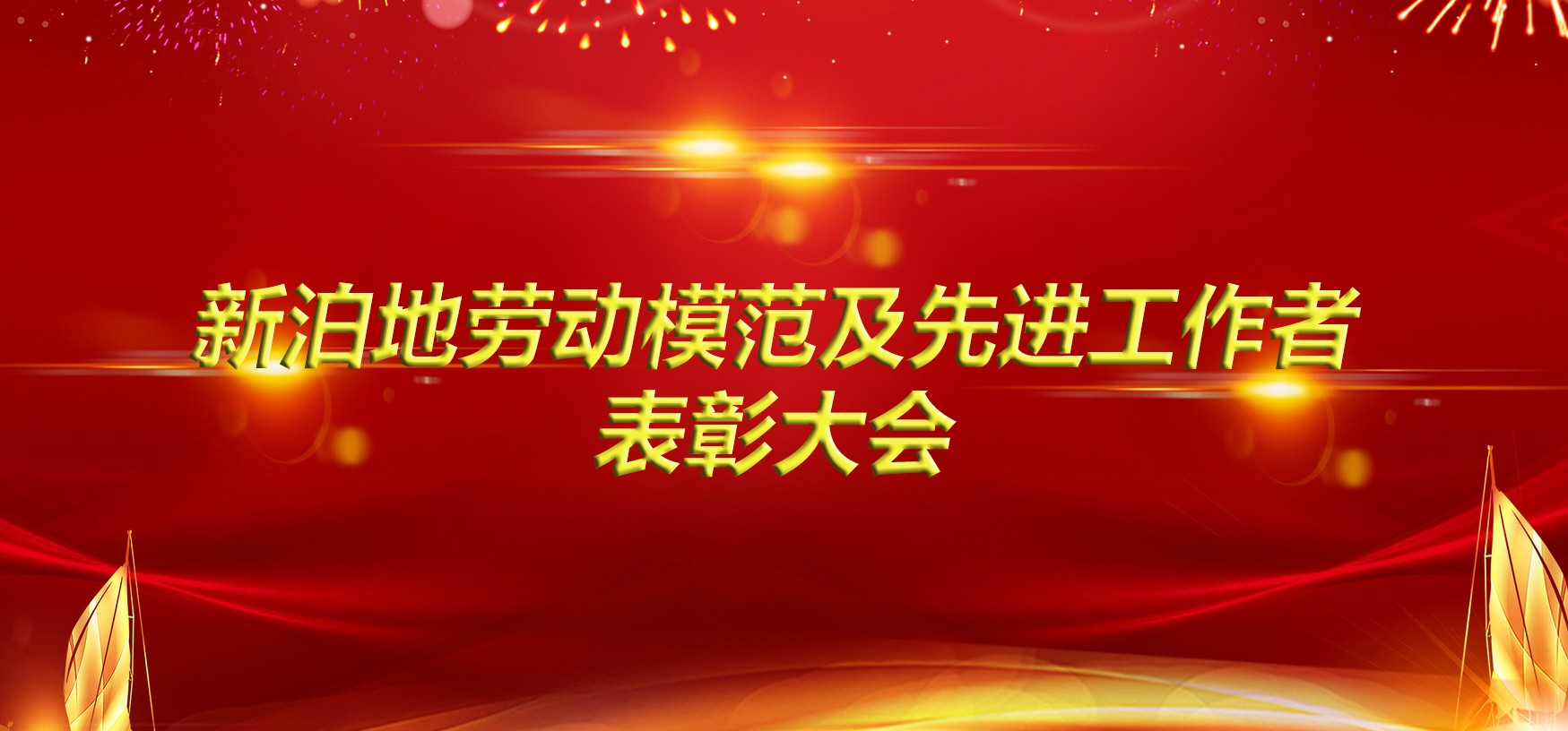 新泊地劳动模范及先进工作者表彰大会